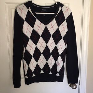 EUC Tommy Hilfiger Argyle sweater